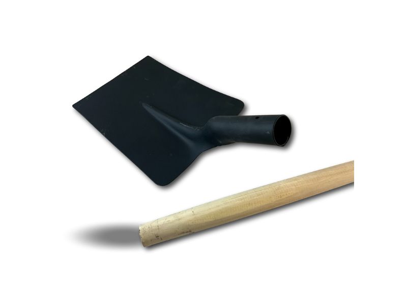 Pelle de terrassier | Manche 110 cm bois | Bout carré acier | Pelle-bêche – Image 6
