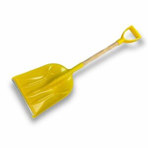 Pelle à neige légère et démontable plastique 25 cm | lame métallique - Quantité x 1, Jaune