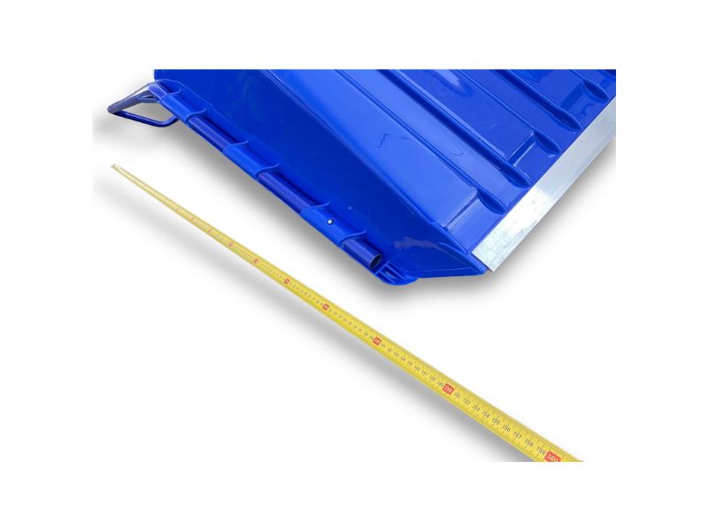 Pelle à neige traineau 64x70 cm plastique | manche ergonomique acier – Image 8