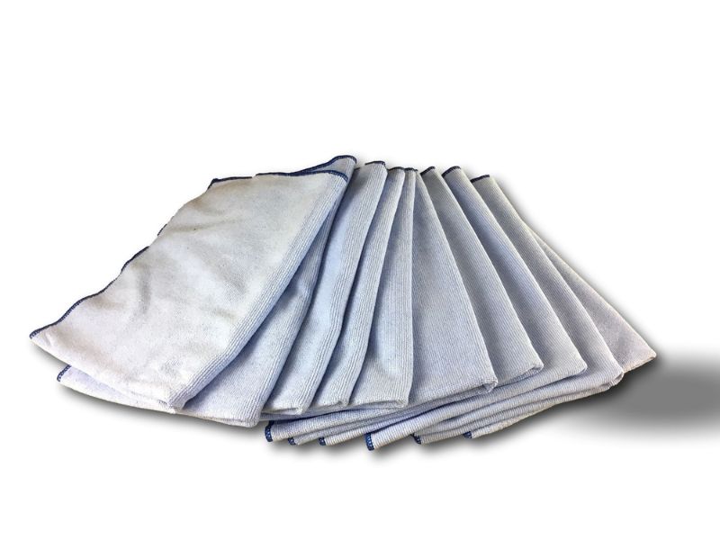 Lot de 10 serpillières microfibre sol | 40x60 cm| Lavante et dégraissante