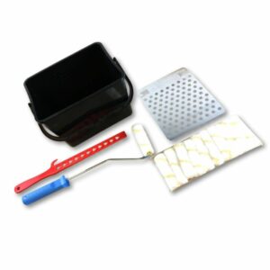 Alternative view of Kit peinture | 11 rouleaux pattes lapin | Monture Seau Mélangeur Grille