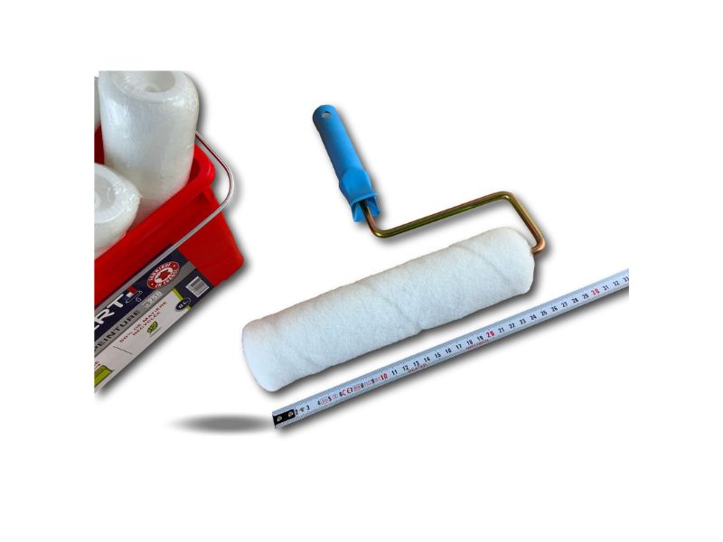 Pack peinture Polyester court | 10 manchons 250 mm à vis | 1 monture | Seau – Image 6