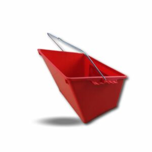 Alternative view of Seau peinture expert 250 rouge asymétrique plan incliné