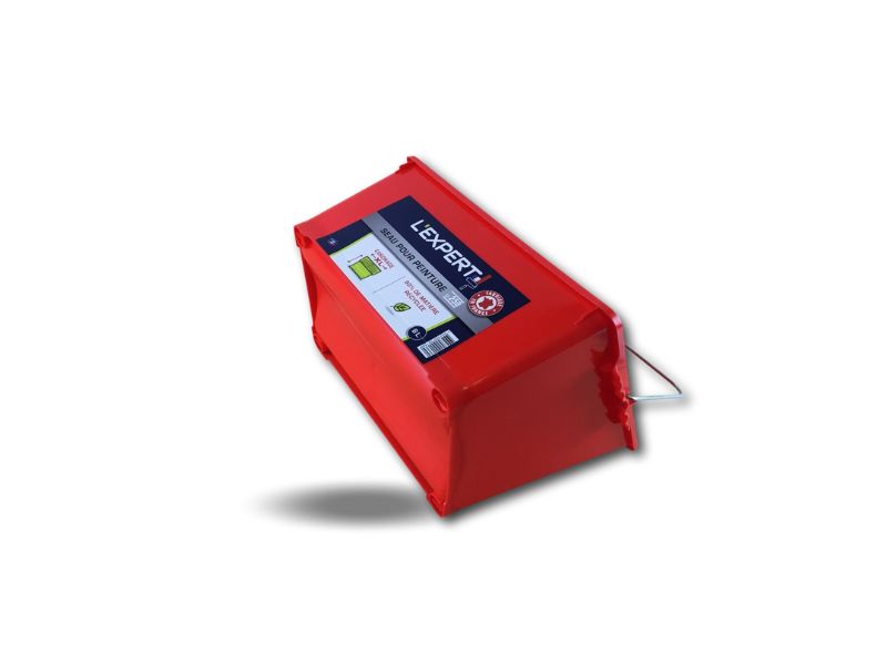 Seau peinture expert 250 rouge asymétrique plan incliné – Image 3