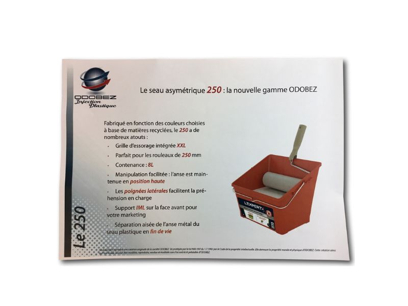 Seau peinture expert 250 rouge asymétrique plan incliné – Image 5