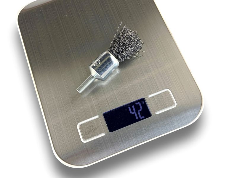 Brosse en bout sur tige | Forme pinceau | Fil ACIER dur | Diamètres variés – Image 7