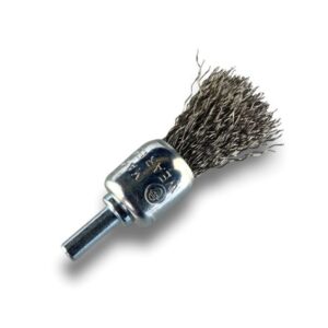 Alternative view of Brosse en bout sur tige | Forme pinceau | Fil INOX dur | Diamètres variés