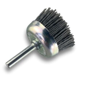Alternative view of Brosse Circulaire sur Tige | NYLON abrasif grain 120 | Diamètres variés