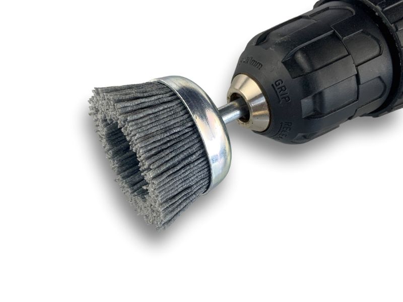 Brosse Circulaire sur Tige | NYLON abrasif grain 120 | Diamètres variés – Image 4
