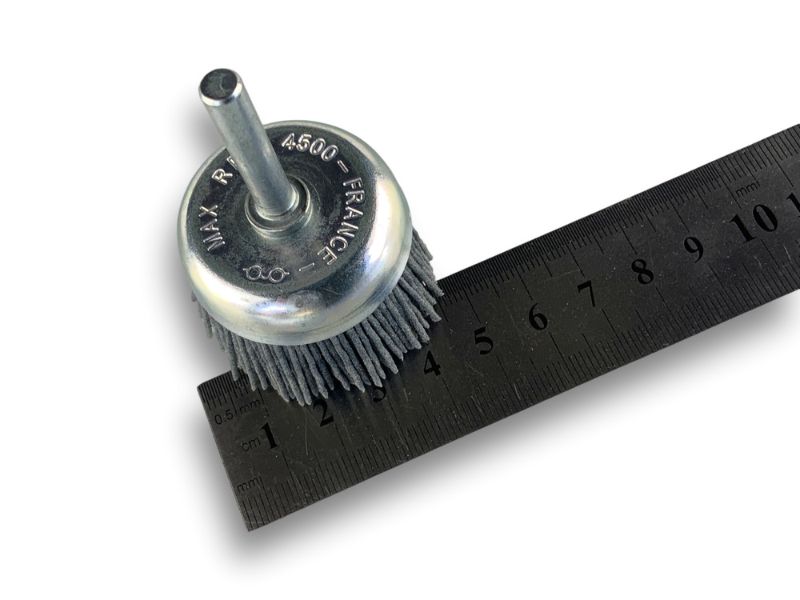 Brosse Circulaire sur Tige | NYLON abrasif grain 120 | Diamètres variés – Image 7