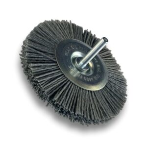 Alternative view of Brosse circulaire sur tige Ø 100 mm 1/2/3 rangs | NYLON abrasif grain 80