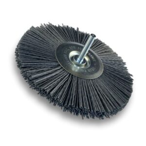 Alternative view of Brosse circulaire sur tige Ø 120 mm 1/2/3 rangs | NYLON abrasif grain 120