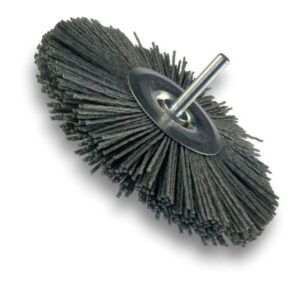 Alternative view of Brosse circulaire sur tige Ø 120 mm 1/2/3 rangs | NYLON abrasif grain 80