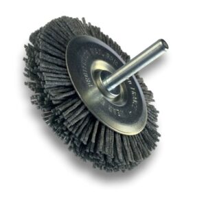 Alternative view of Brosse circulaire sur tige Ø 75 mm 1/2/3 rangs | NYLON abrasif grain 80