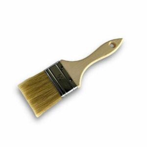 Lot de 10 pinceaux queue de morue | Largeur 60 mm | Différentes épaisseurs | Tous travaux peinture, laques, vernis