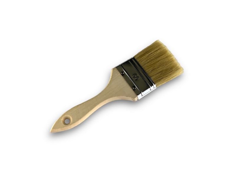 Lot de 10 pinceaux queue de morue | Largeur 60 mm | Différentes épaisseurs | Tous travaux peinture, laques, vernis – Image 2