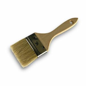 Lot de 10 pinceaux queue de morue | Largeur 70 mm | Différentes épaisseurs | Tous travaux peinture, laques, vernis