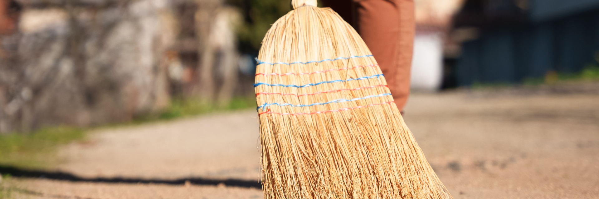 Balai paille de riz