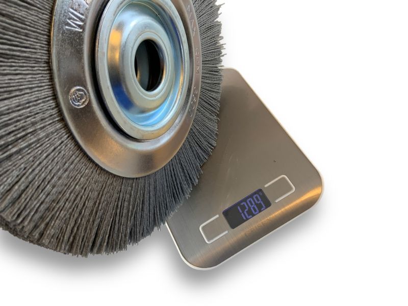 Brosse Circulaire touret Nylon | Abrasif grain 120 | Ø 250 mm | 1 à 3 rangs – Image 7
