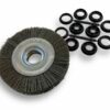 Brosse Circulaire touret Nylon | Abrasif grain 80 | Ø 150 mm | 1 à 3 rangs