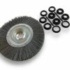 Brosse Circulaire touret Nylon | Abrasif grain 240 | Ø 200 mm | 1 à 3 rangs