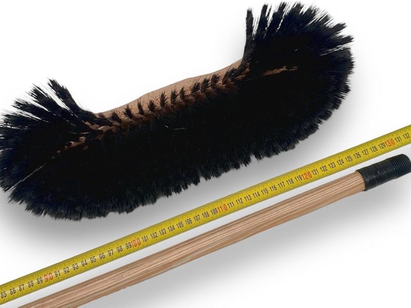 Balai demi tête fibres PET noires | Sortie 60 mm | Haute qualité KAROP'S – Image 7