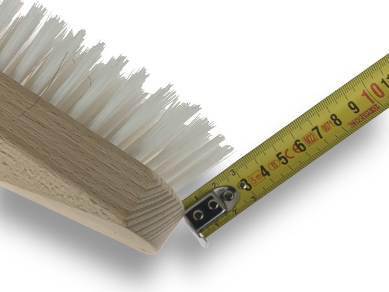 Balai brosse lave-pont Nylon blanc | Sortie 30 mm | Haute qualité KAROP'S – Image 8