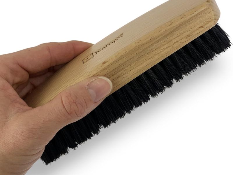 Brosse chaussure polissoir soie noire | Sortie 20 mm | Haute qualité KAROP'S – Image 4