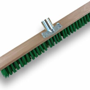 Balais de jardinage 60 cm en fibre PVC verte résistante - quantite-x1, Sans manche