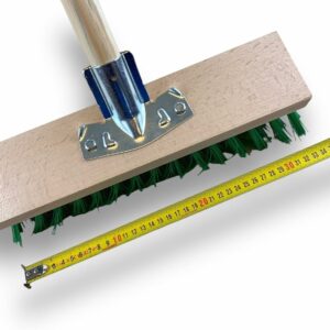 Alternative view of Balais de jardinage cantonnier 32 cm en fibre PVC verte résistante | Sortie 90 mm