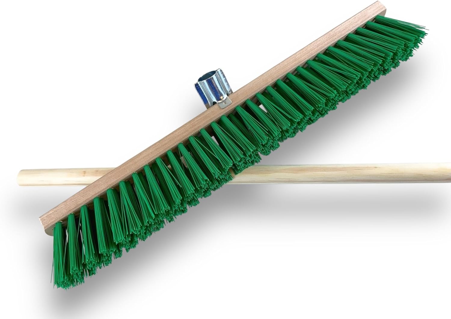 Balais de jardinage 60 cm en fibre PVC verte résistante – Image 4