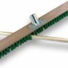 Balais de jardinage 60 cm en fibre PVC verte résistante