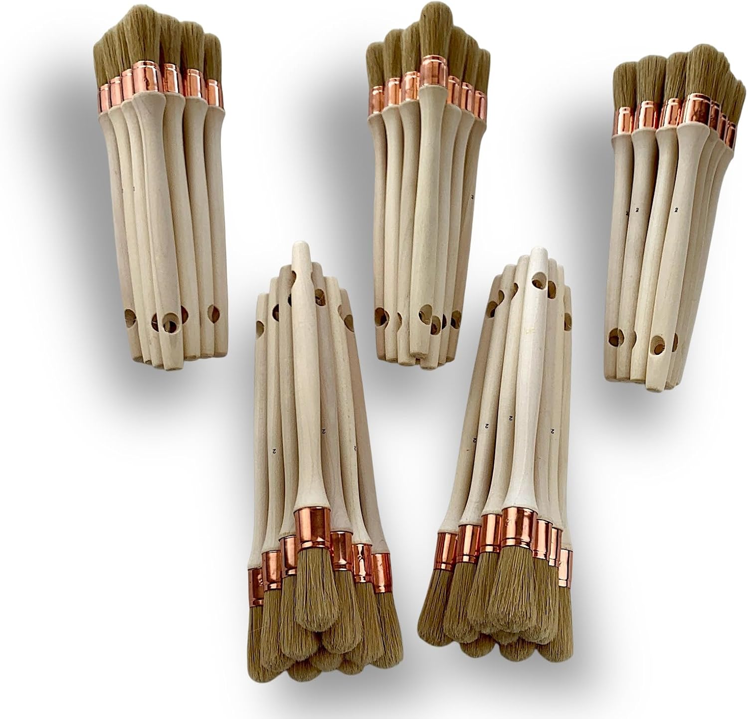 Lot de 50 pinceaux de pouce | Différents diamètres – Image 6