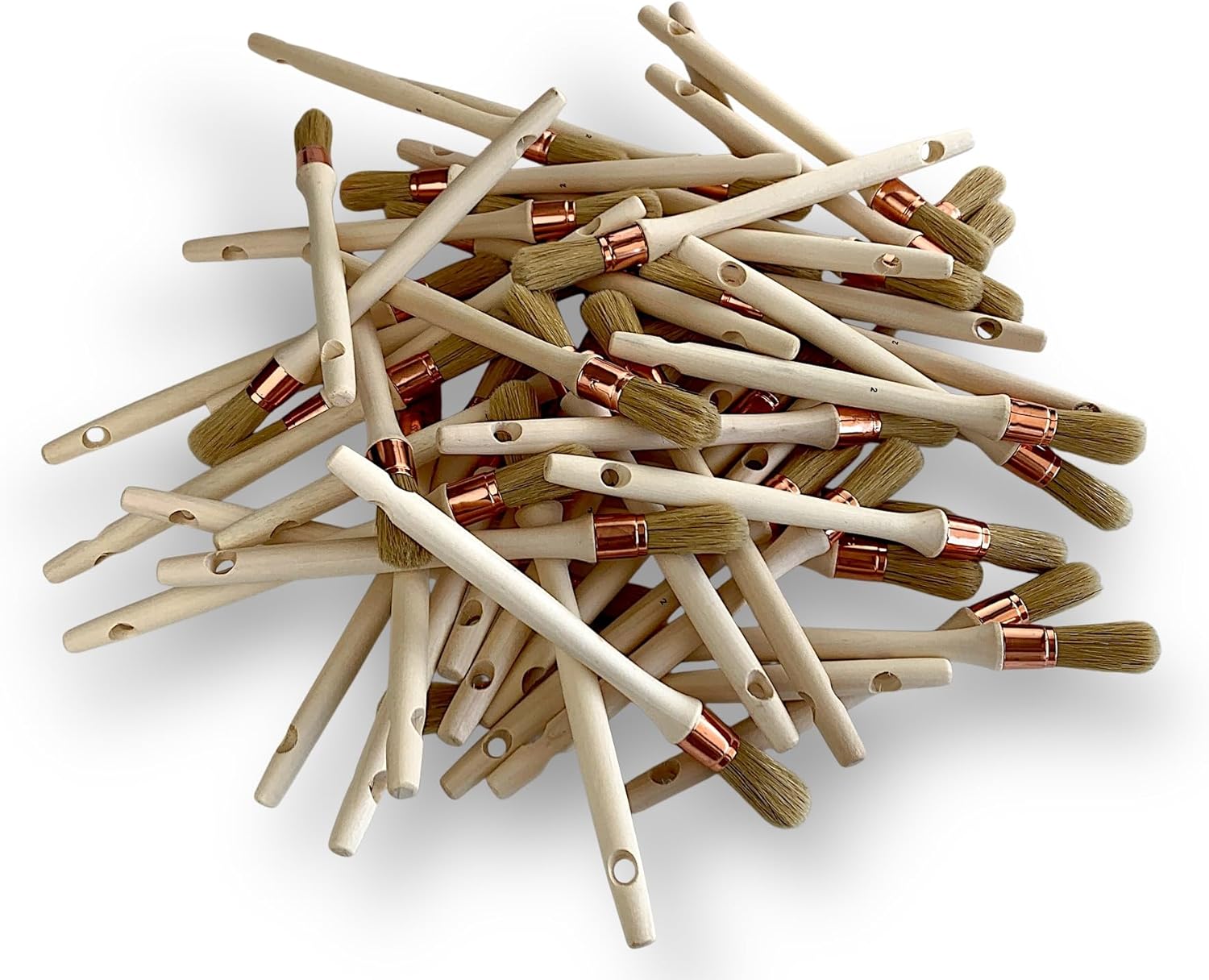 Lot de 50 pinceaux de pouce | Différents diamètres – Image 7