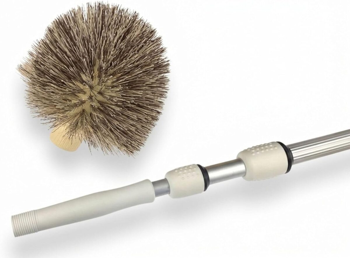 Tête de Loup Balai télescopique avec Brosse Ø 180 mm PP créole Poils durs