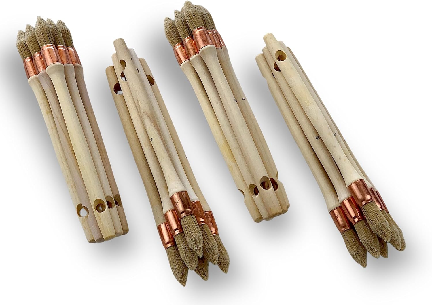 Lot de 24 pinceaux à rechampir | Différents diamètres – Image 2